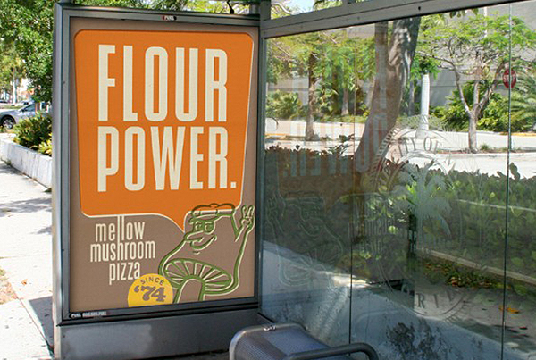 Mellow Mushroom Pizza – Bus Shelters