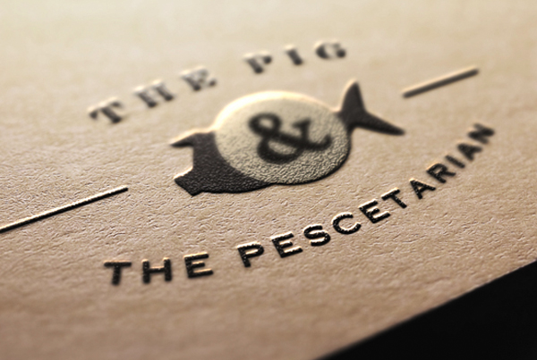 The Pig & Pescatarian Logo